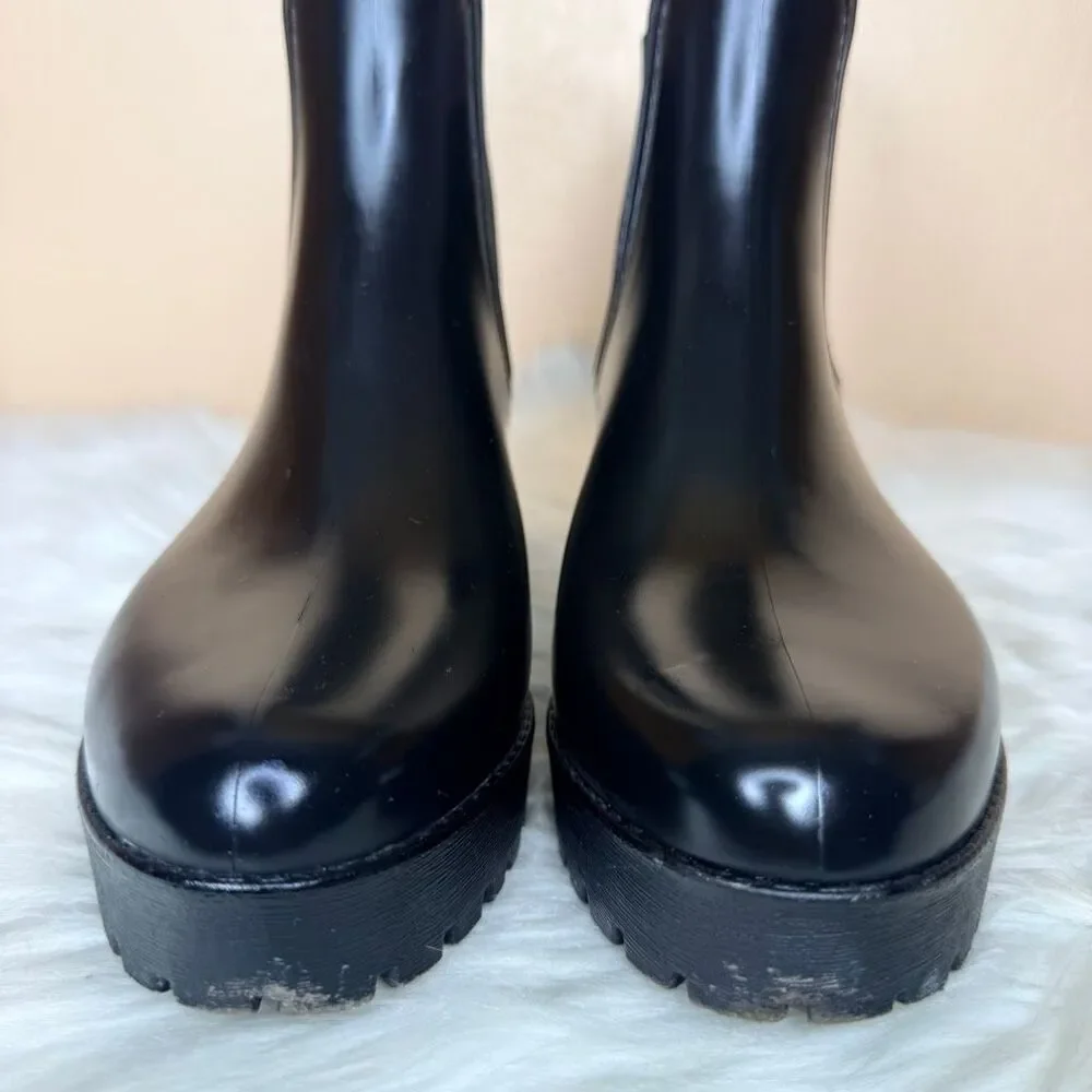Jeffrey Campbell Cloudy Rain Boot Size 8